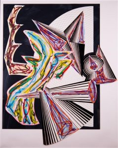 Frank Stella Then Came Death and Took the Butcher. 1984