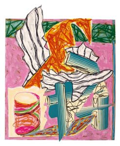 Frank Stella And the Holy One, Blessed Be He, Came and Smote the Angel of Death, 1984