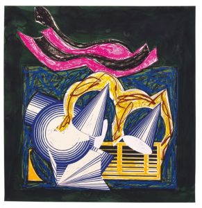 Frank Stella One Small Goat Papa Bought for Two Zuzim, 1984