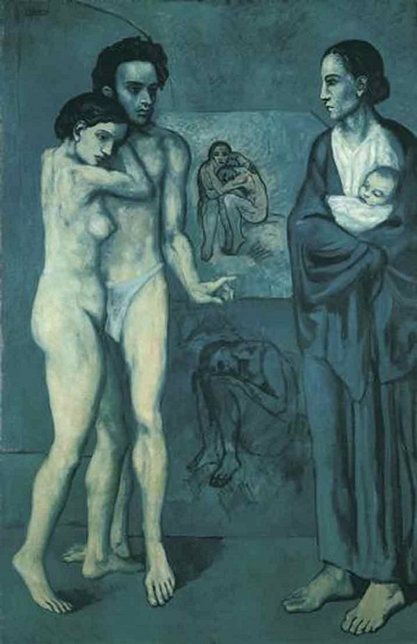 blue period nude painting