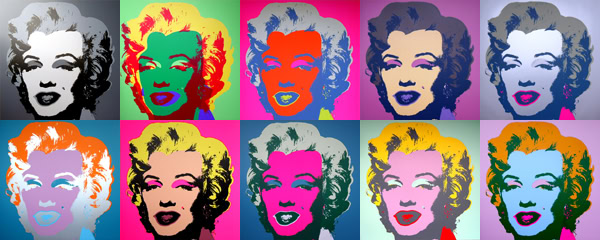 Marilyn and Andy - Marilyn Diptych, 1962, by Andy Warhol