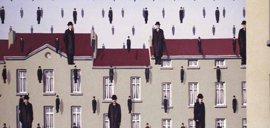René Magritte, Golconde (Golconda) | Color Lithograph