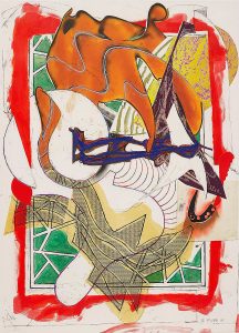 Frank Stella, Hark!, 1989, The Waves Series, 1989