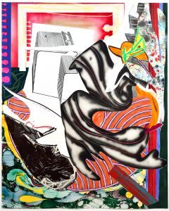 Frank Stella, Moby Dick, Unique Color Trial Proof, 1989, The Waves Series, 1989