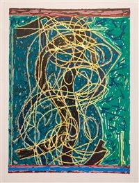 Frank Stella, Imola Five II, State I, Circuits Series 1982-1984