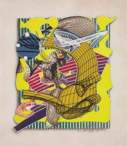 Frank Stella Woodcut, Figlefia, from Imaginary Places Series, 1994