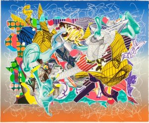 Frank Stella Lithograph, Spectralia, from Imaginary Places Series, 1995