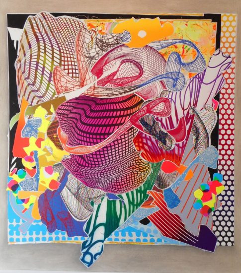 Frank Stella Screen Print, Feneralia, from Imaginary Places Series, 1995