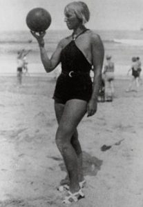 Marie Therese Walter at the beach