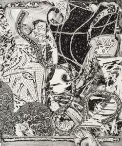Frank Stella Swan Engraving IX, 1982 from the Swan Engravings Series