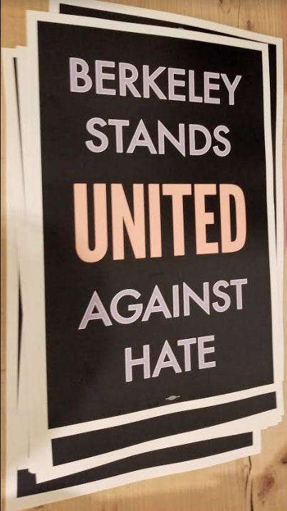 Berkeley Stands United Against Hate, by Lena Wolff