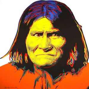 Andy Warhol,Geronimo, 1986, Screenprint on Lenox Museum Board (F&S.II.384)