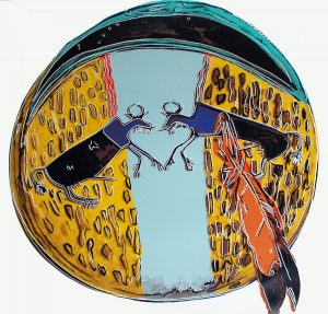 Andy Warhol, Plains Indian Shield,1986, Screenprint on Lenox Museum Board (F&S.II.382)