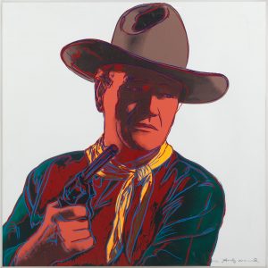 Andy Warhol, John Wayne,1986, Screenprint on Lenox Museum Board (F&S.II.377)