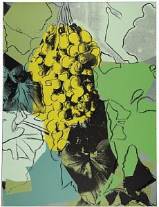 Andy Warhol,Grapes, 1979 Screenprint on Strathmore Bristol paper(F&S.II.191)