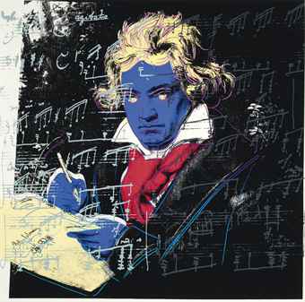 Andy Warhol,Beethoven, 1987, Screenprint on Lenox Museum Board (F&S.II.390)