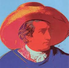 Andy Warhol, Goethe, 1982, Screenprint on Lenox Museum Board (F&S.II.271)