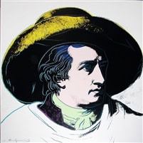 Andy Warhol, Goethe, 1982, Screenprint on Lenox Museum Board (F&S.II.272)