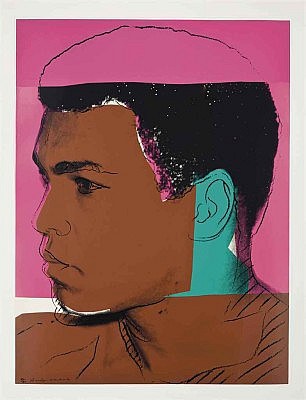 Andy Warhol, Muhammad Ali 1978, Screenprint on Strathmore Bristole Paper, (F&S. II. 179)