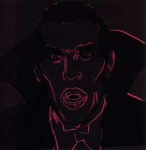 Andy Warhol, Dracula, Screenprint on Lenox Museum Board (F&S.II.264)