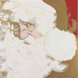 Andy Warhol, Santa Claus, Screenprint on Lenox Museum Board (F&S.II.266)