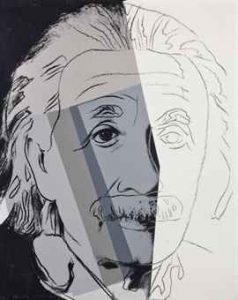 Andy Warhol, Albert Einstein,1980, Screenprint on Lenox Museum Board (F&S.II.229)