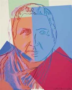 Andy Warhol, Gertrude Stein,1980, Screenprint on Lenox Museum Board (F&S.II.227)