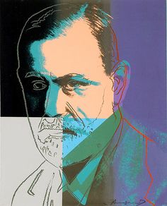 Andy Warhol, Sigmund Freud, 1980, Screenprint on Lenox Museum Board (F&S.II.235)