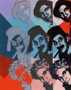 Andy Warhol, The Marx Brothers,1980, Screenprint on Lenox Museum Board (F&S.II.232)