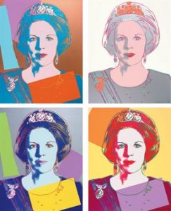 Andy Warhol, Queen Beatrix of the Netherlands, Screenprint on Lenox Museum Board, (F. & S.338-341)