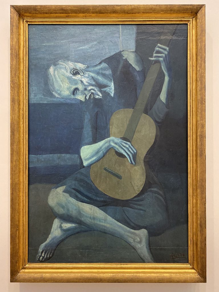 Pablo Picasso, The Old Guitarist, 1903.