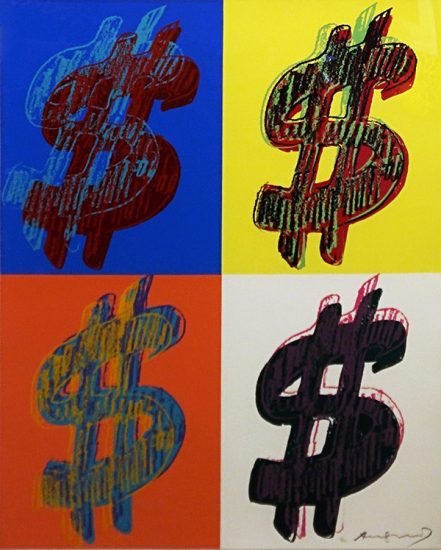 ▷ Moneywall Dollar by Ghost Art, 1993, Print