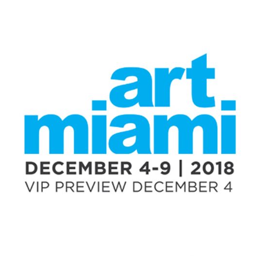 Art Miami December 4th through 9th, 2018