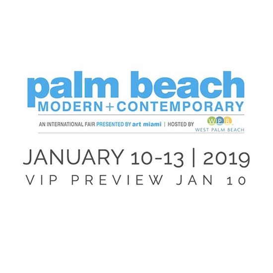 Palm Beach Modern + Contemporary January 10-13 2019
