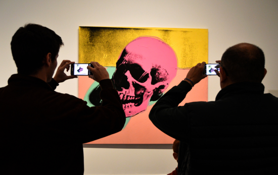 Andy Warhol Retrospective Exhibition From A to B and Back Again at The Whitney New York and SF MOMA