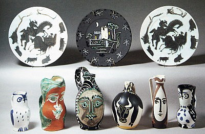 Picasso ceramic and pottery works