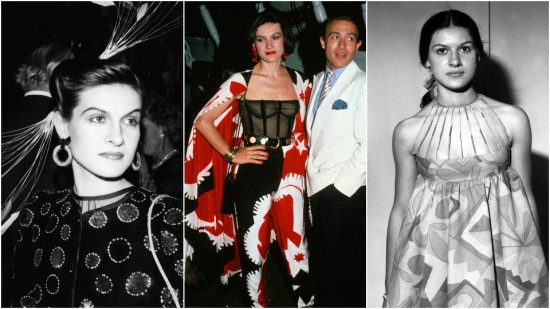 Paloma Picasso in various fashion