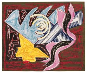 Frank Stella A Hungry Cat Ate Up the Goat. 1984