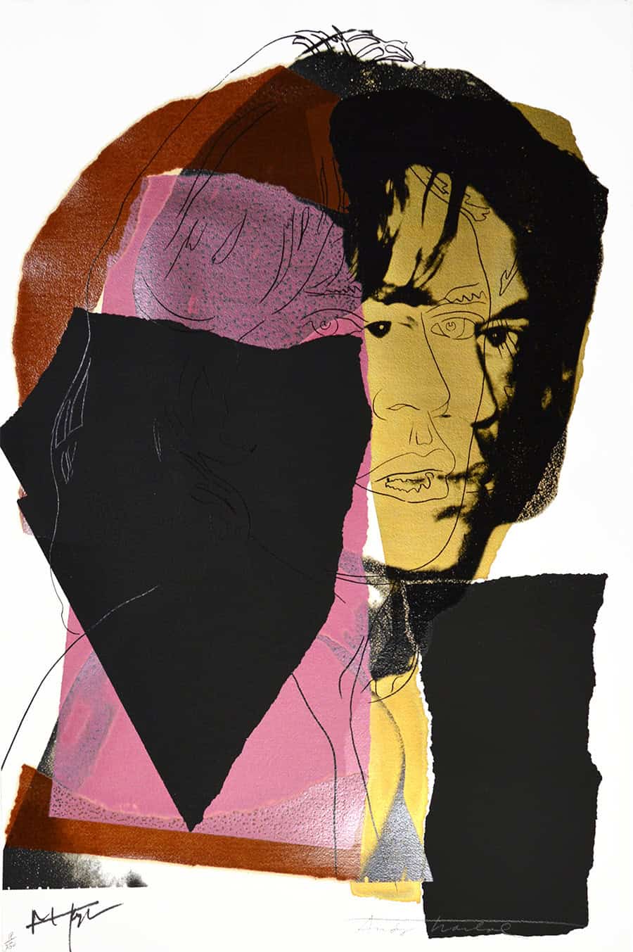 Andy Warhol Mick Jagger, 1975