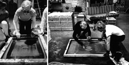 Andy Warhol and his Screenprint
