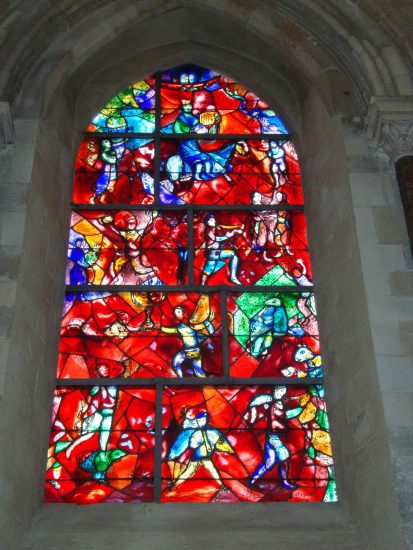 Marc Chagall's Stained Glass Windows