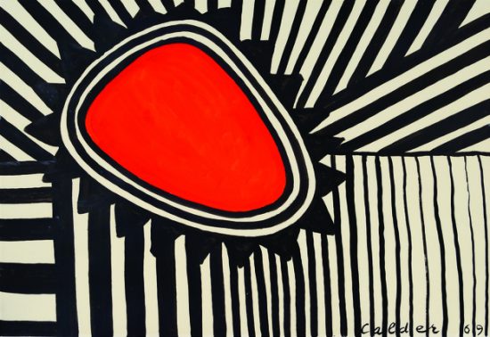 Alexander Calder Painting, Untitled 1969