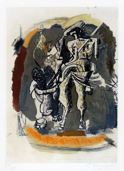 Georges Braque Lithograph, Braque Lithograph, Torero, 1950