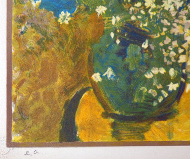 Georges Braque, Bouquet Jaune (Yellow Bouquet), c. 1950s, Lithograph