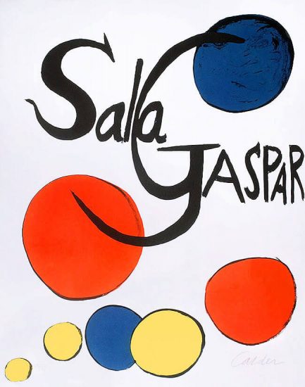 Alexander Calder Lithograph, Sala Gaspar, 1970