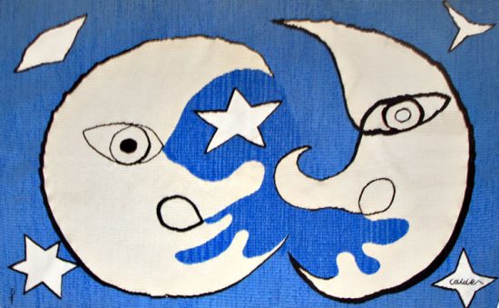 Alexander Calder Tapestry, Two Moons