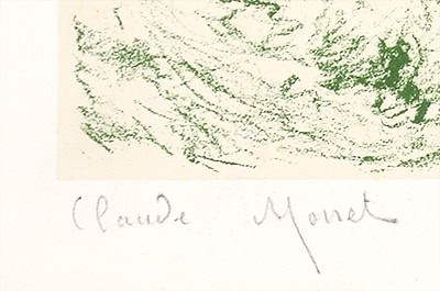 Claude Monet signature, La Douane, Effet de l’après-midi (The Customs House, Afternoon Effect), 1894