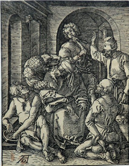 Albrecht Dürer Woodcut, The Mocking of Christ (The Small Passion), c. 1511