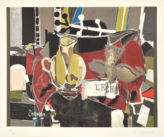 Georges Braque Lithograph, L’Echo (The Echo), 1960