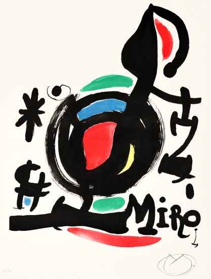Joan Miró Lithograph, Les Essencies de la Terra, 1969